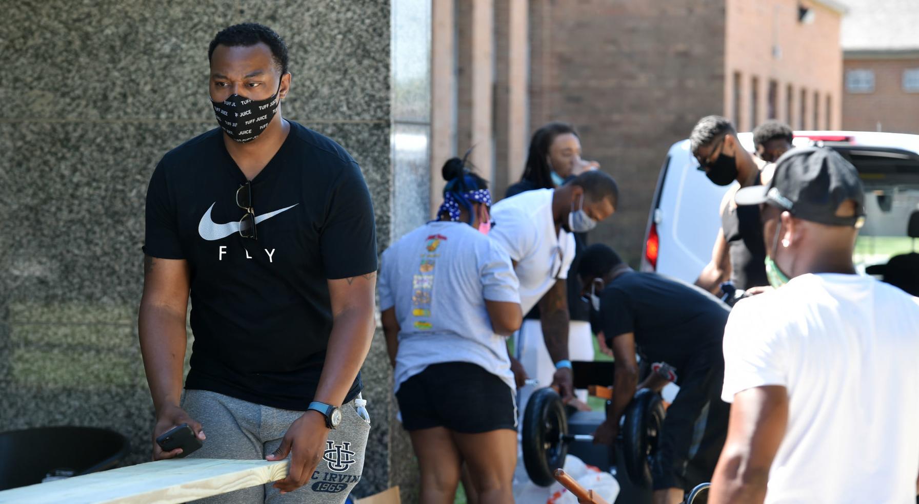 Butler helping out